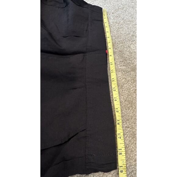 Standards & Practices Solid Stretch Crepe Wide Leg Black Trousers Women’s 16 NEW - Picture 10 of 13